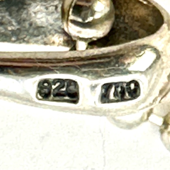 Lagos VINTAGE Caviar Two Tone Sterling Silver & Gold Open Heart Pendant Necklace - Picture 9 of 9